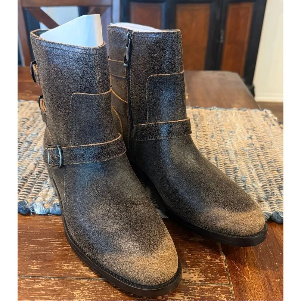 Franco Sarto womens Prina Size 9.5 New, Distressed Leather